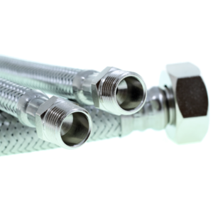 Kit de 2 flexibles INOX L=800mm