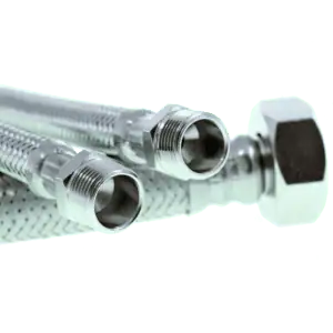 Kit de 2 flexibles INOX L=800mm