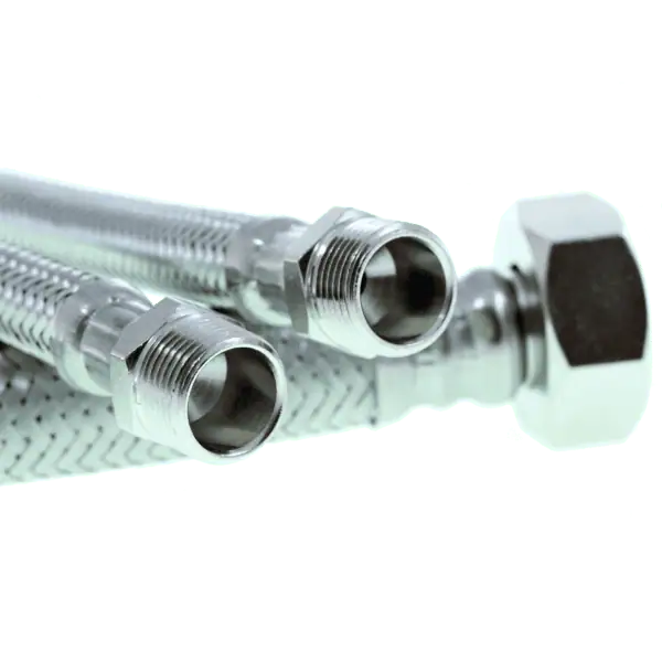 Kit de 2 flexibles INOX L=800mm