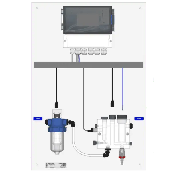 Panoplie TERE'O Touch XL -Temp, pH, Cl libre - TEX0720